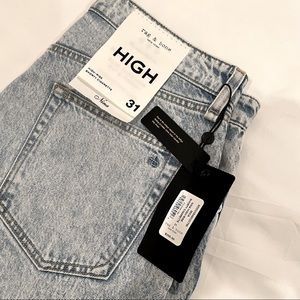 Rag and Bone High rise cropped jeans NWT